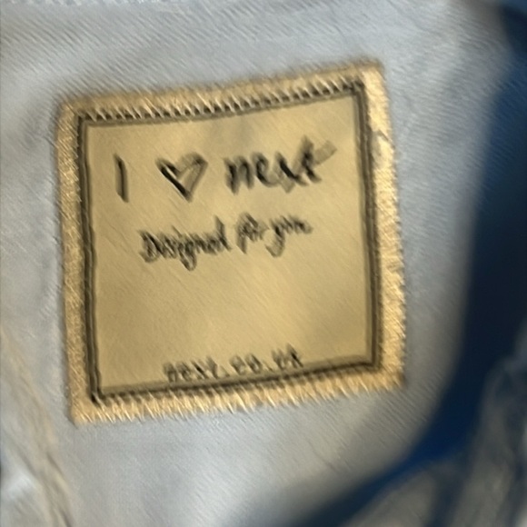 100% Tencel Soft Light Blue Sleeveless Shirt Dress 11-12y - Picture 6 of 8